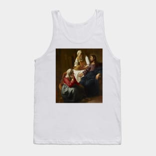 Christ in the House of Martha and Mary by Jan Vermeer Tank Top